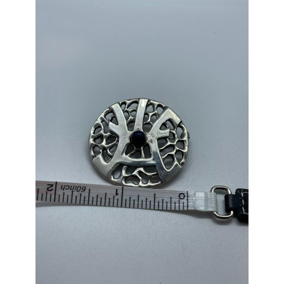 Signed Mid-Century CARL SCHON Sterling & Lapis Laz - Picture 4 of 4